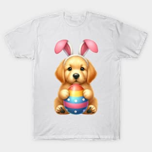 Easter Golden Retriever Dog T-Shirt